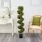 5ft. Potted UV Resistant Spiral Boxwood Topiary Tree
